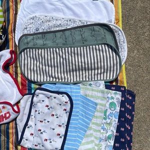 Assorted burp clothes!